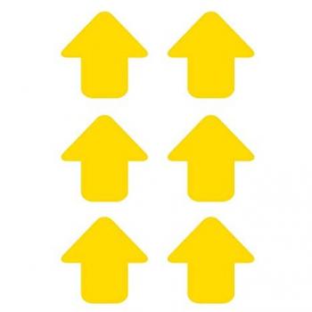 Yellow Arrow Floor Decal