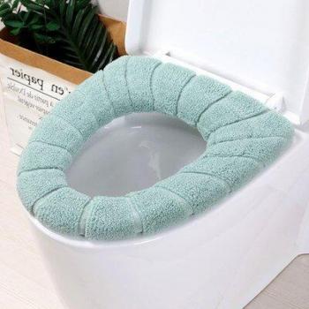Komfortable WC-Sitzabdeckung aus Korallensamt