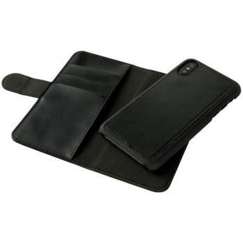 IPhone X/XS magnetiskt plånboksfodral 2-i-1