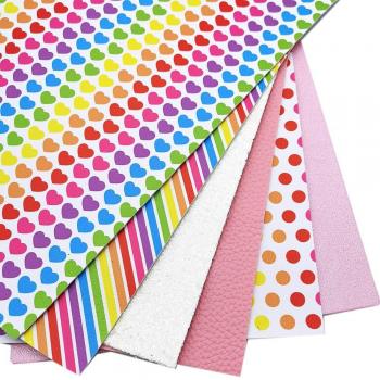 Valentine's Day DIY Synthetic Leather Sheets