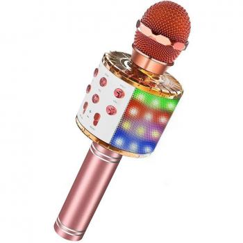 Karaoke Inalámbrico con Luz LED y Caja de Música