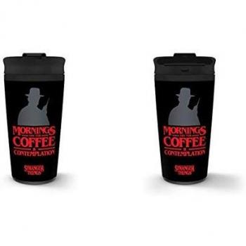 Stranger Things Double Walled Travel Cup with Non-Drip Lid