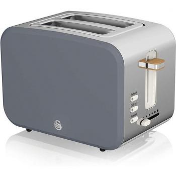 Tostadora Swan ST14610 2 Rebanadas 900W Gris