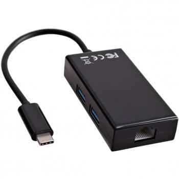 V7 3N1156 Concentrador USB 3.0 con RJ-45