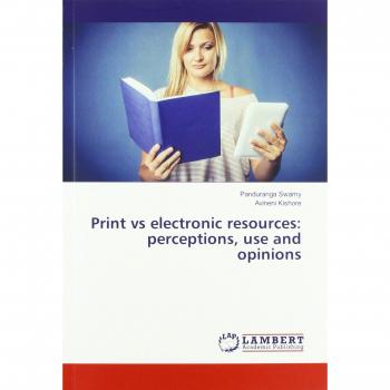 Print vs electronic resources: perceptions use and opinions