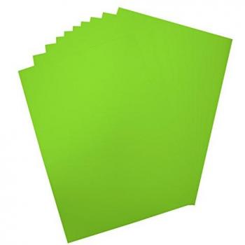 Fogli di Cartoncino Verde Luminoso (10 pz)