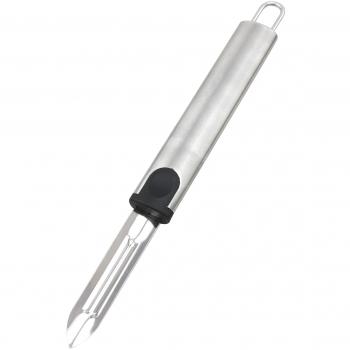 Pela Patatas Fackelmann Carolina, Acero Inox, Polipropileno, Negro