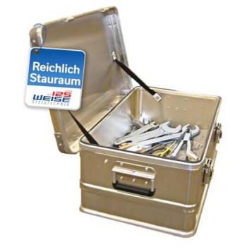 Weise Aluminium Stapelbox 157 L – robuste Outdoor‑Aufbewahrung mit Deckel