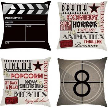 Juego de Tablero y Almohada Popcorn 4 Unidades