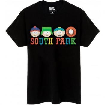 T-shirt nera South Park uomo