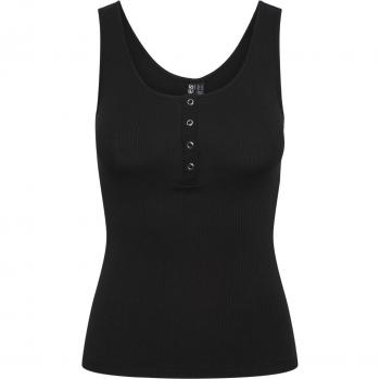 Pieces Slim Fit Tank Top Modell 'KITTE' in Black, Größe L