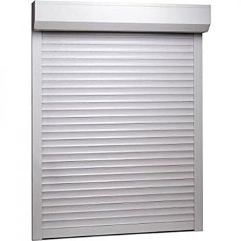 VidaXL White Aluminium Roller Shutter 110x130 cm