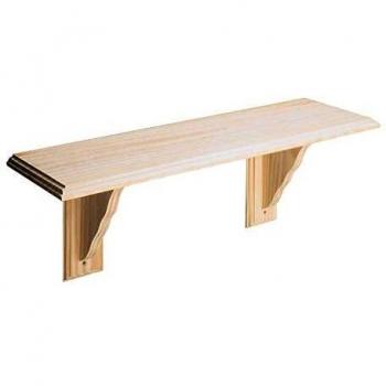 Natural Wood Shelf Kit with Fixing New