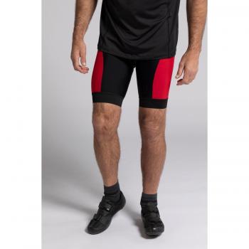 3XL Men's Plus Size Black Bike Shorts, Synthetic/Spandex, JP1880
