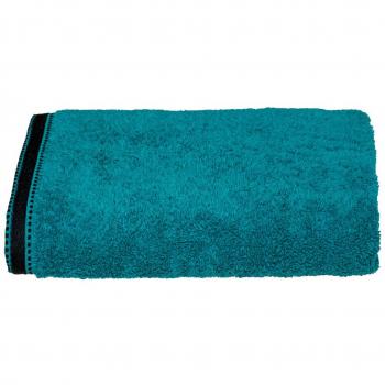 Lenzuolo doccia joia in cotone blu anatra 70x130cm Atmosphera Créateur D'intérieur
