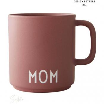 Tasse avec poignée 25 cl Design Letters rose