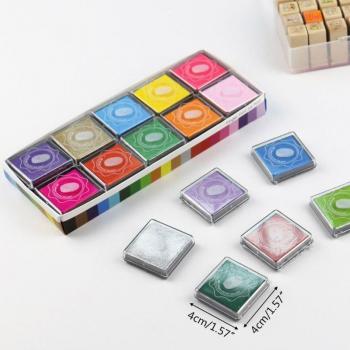 Farbige Tinte Pads für Scrapbooking und Stempeln