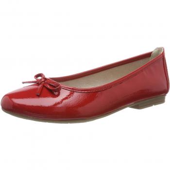 Jana Softline Damen Ballerinas 8-8-22163-22, Rot