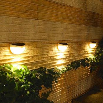 Iluminación Solar de Pared para Patio