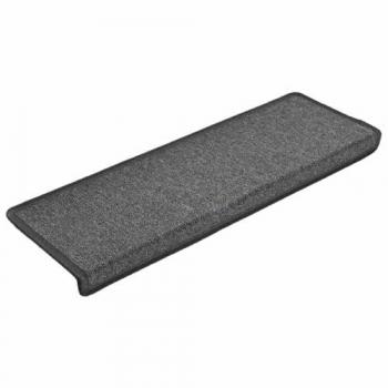 Prostirke za stepenice (tappetini da scala) 30 pezzi, 65x21x4 cm, color grigio scuro