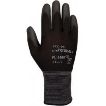 GUANTE MONTAJE ECO-PU NEGRO T-S07