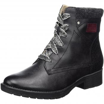Softline Damen 25261 Combat Boots, Schwarz, Größe 39