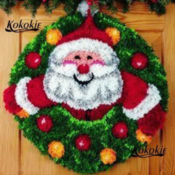 DIY Santa Claus Rug Embroidery Set