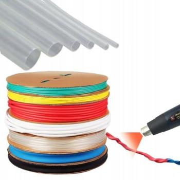 Thermal Shrink Transparent Pipe 20mm x 1m – Enhanced Flexibility, 2:1 Contraction Ratio, Weather Guard