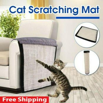 Tapis protection griffes canapé