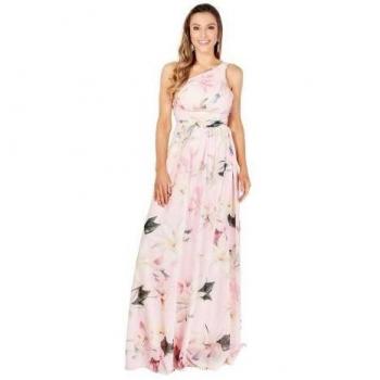 Chiffon Monospalla Abito Donna Largo Krisp