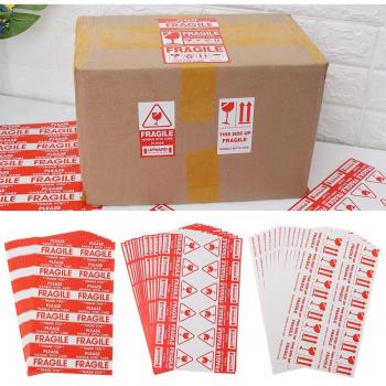 Fragile Packaging Tags 9x5cm