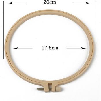 Adjustable Round Frame for Cross-Stitching