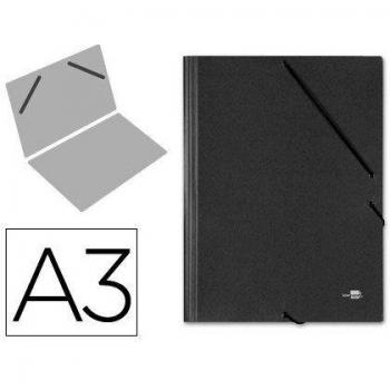 927149 Lider Papel Black Elastic Chemise, 297 x 420 mm