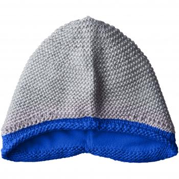 Adidas Youngster Knit Cap, Medium Grey Heather/Blue/White, Versatile Fit