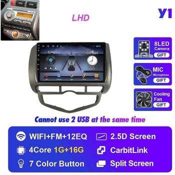 Autoradio Aintier X‑Pro pour Honda Jazz 2002‑2007 – Navigation