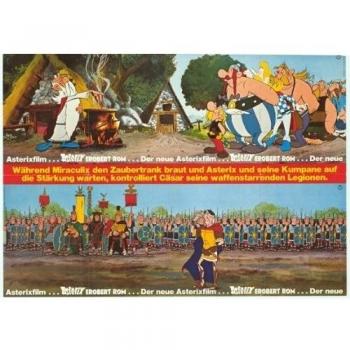Póster “Asterix y la conquista romana” – 27x40 in., 1985, diseño alemán