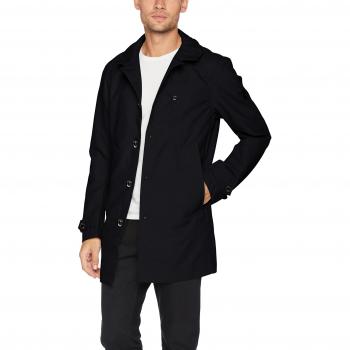 G-STAR RAW Garber Trench, Abrigo Largo para Hombre, Azul