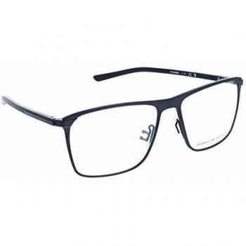 Porsche Design P8286 Titan‑Optik – Herrenbrille, rechteckig, Dark Ruthenium C AB, Rahmenl