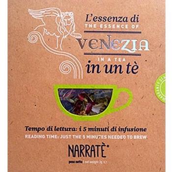 L'essenza di Venezia in un tè. Tempo di lettura: i 5 minuti di infusioine-The essence of Venice in a tea. Reading time: just the 5 minutes needed to brew. Ediz. bilingue. Con tea bag