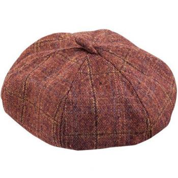 Casual Solid Color Octagonal Cap
