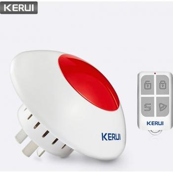 Alarme Sonore KERUI 433MHz 110dB – Kit Sirène et Lumière Rouge