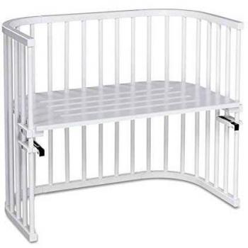 Tobí BabyBay Maxi Cuna Haya Maciza Blanca Barnizada 51x89 cm