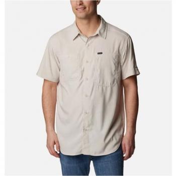 Columbia Silber Ridge Utility Lite Herren Shirt XL, kurzarm, beige