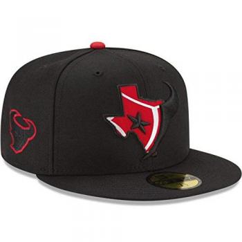 New Era 59Fifty State Fitted Cap für Männer, schwarz, Größe 7 1/4