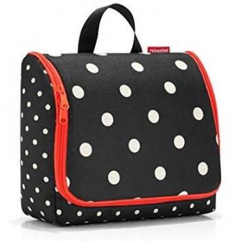 Reiseteller XL Toilettenbeutel – Nylon‑Veredelung, 4 L, gestreiftes Design