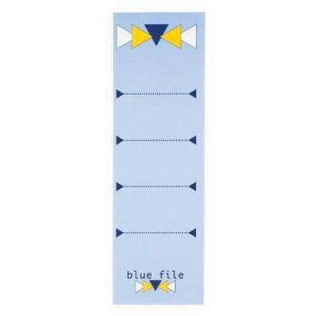 Ordneretiketten blue file 8,0 cm Rückenbreite