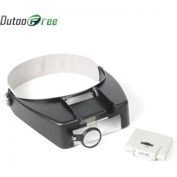 Jeweler Loupe Headband Magnifier with LED 1.5x 3x 8.5x 10x