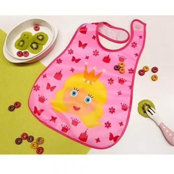 Bavaglio di seta rosa per bambini Kiokids