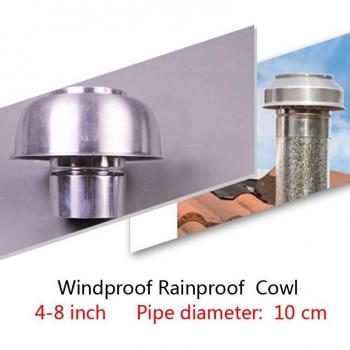 Capot aluminium à motif champignon 4‑8 pour évacuation thermique