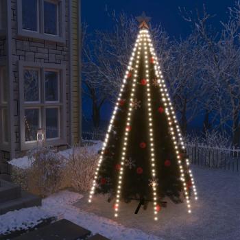 Red de luces para árbol de Navidad 400 LEDs color blanco frío